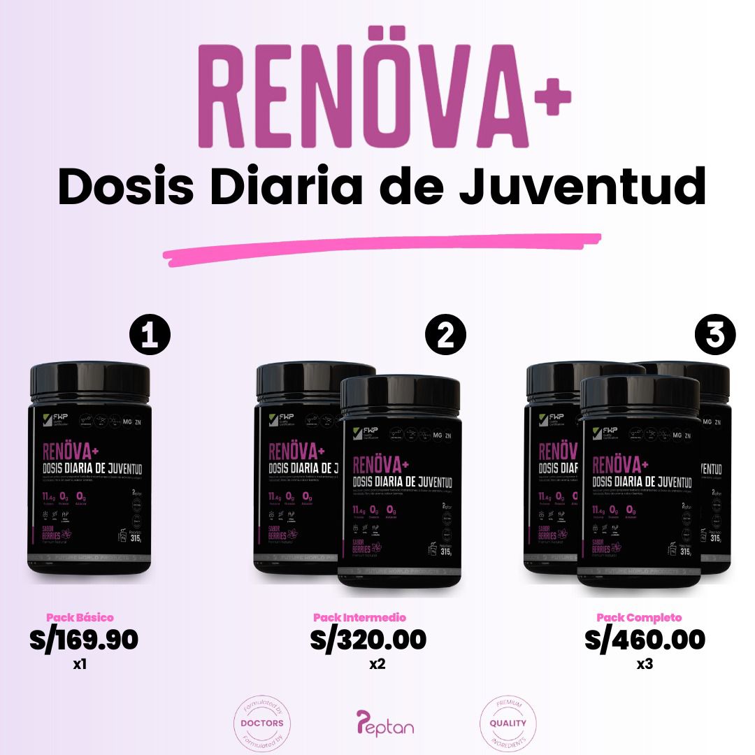 RENÖVA+ | Tu dosis Diaria de Juventud y Vitalidad